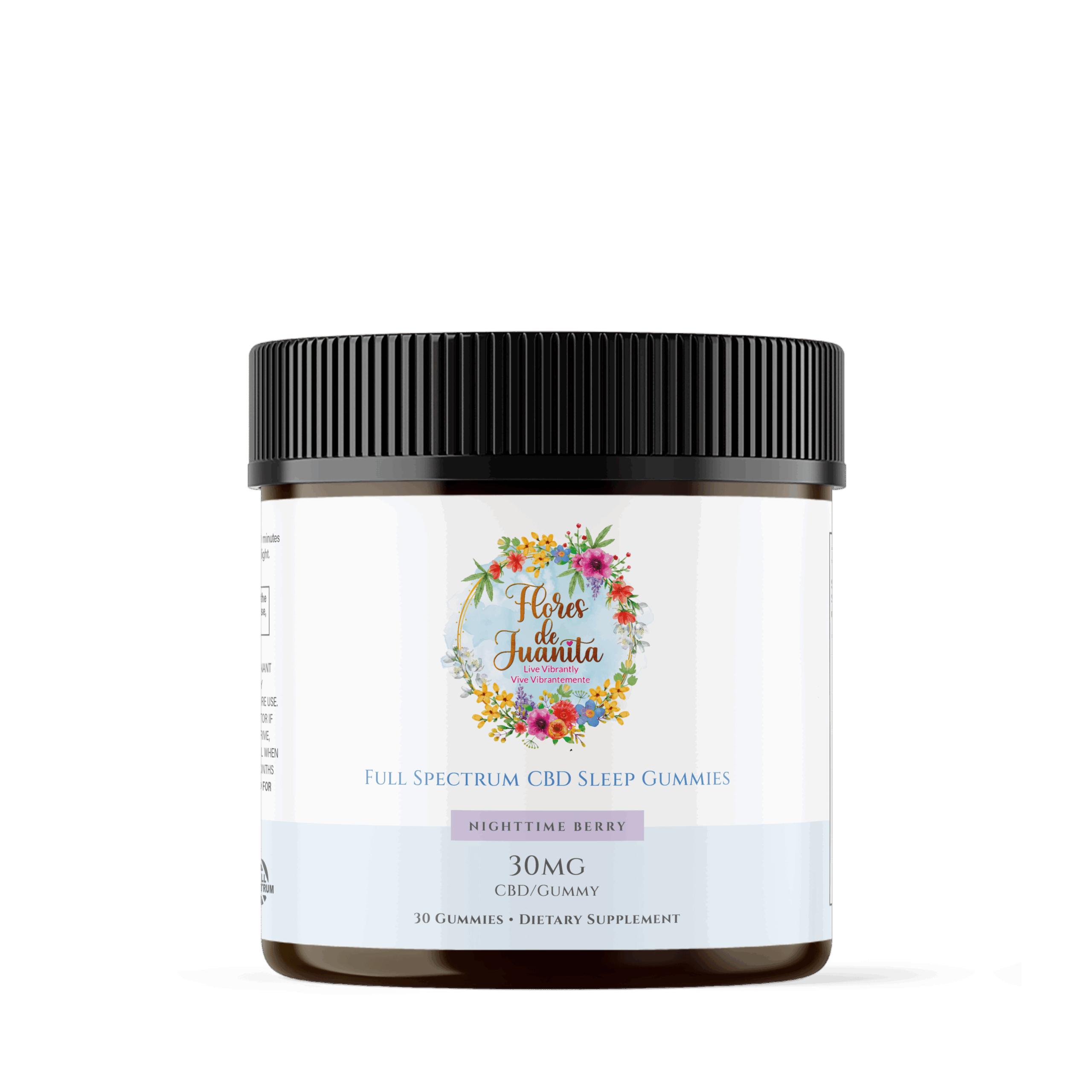 FloresJuanita_Gummies_Sleep_Nighttime-Berry_30mg_Front_300