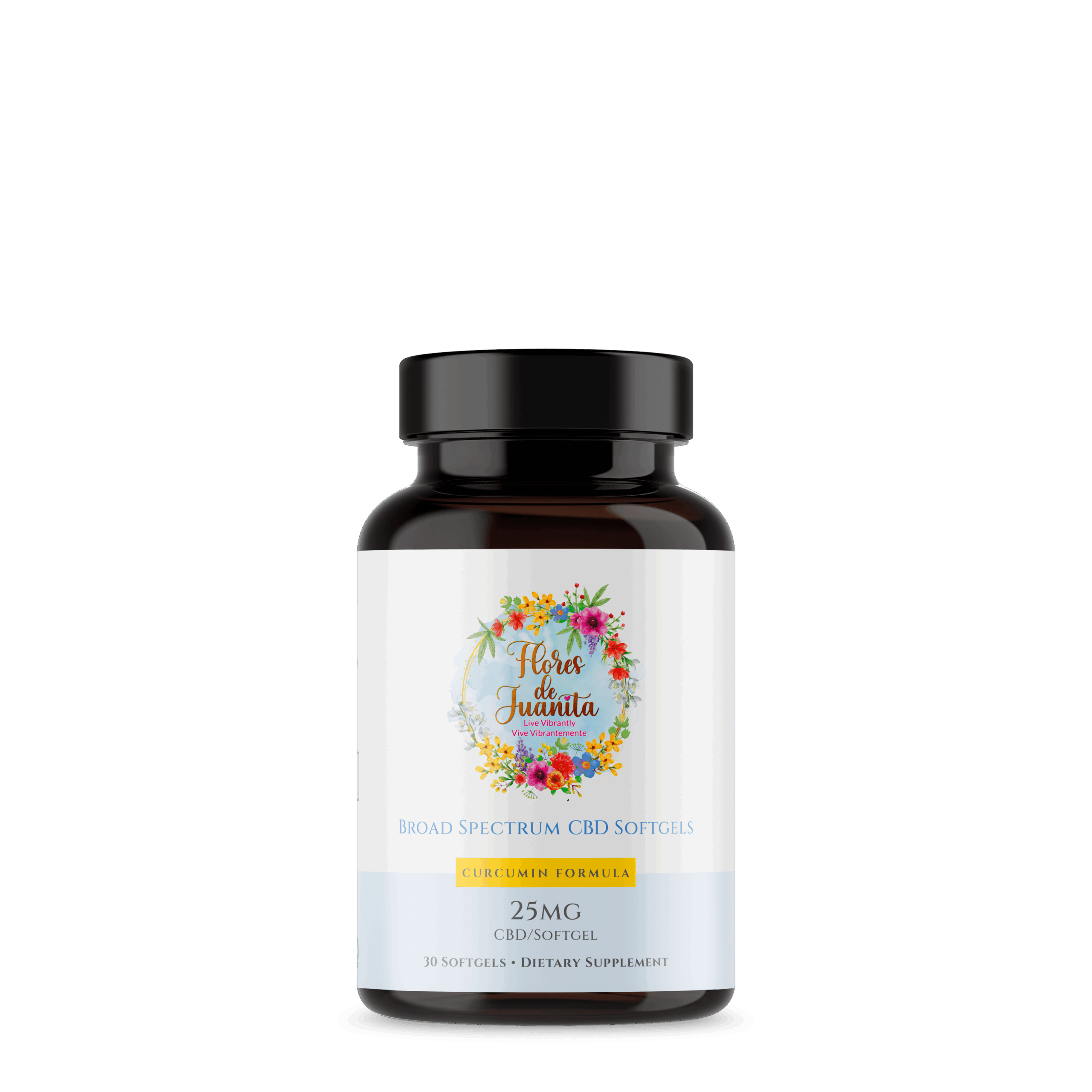 FloresJuanita_Softgels_Curcumin-Formula_25mg_Front_300